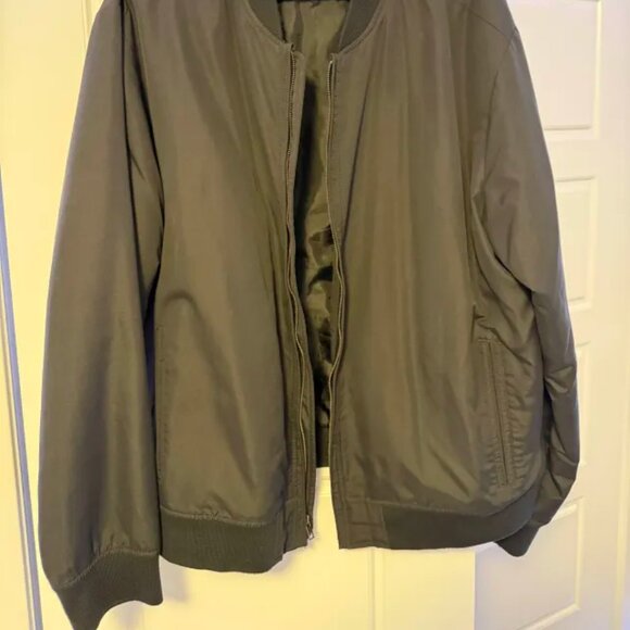 Water-Resistant Zip Bomber Jacket - Picture 2 of 2
